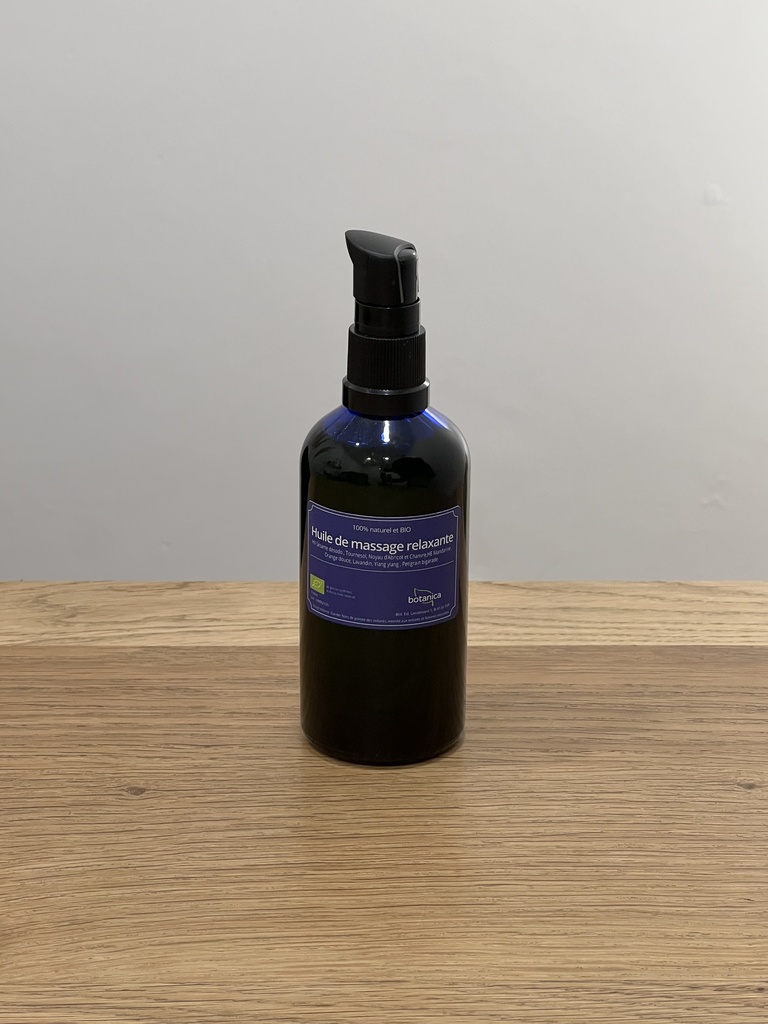 Huile de massage relaxante 100ml BOTANICA ESSENTIAL OILS
