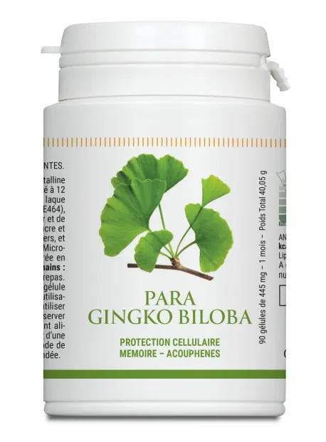 Para Ginkgo Biloba 90 gel PARABOLIC BIOLOGICALS