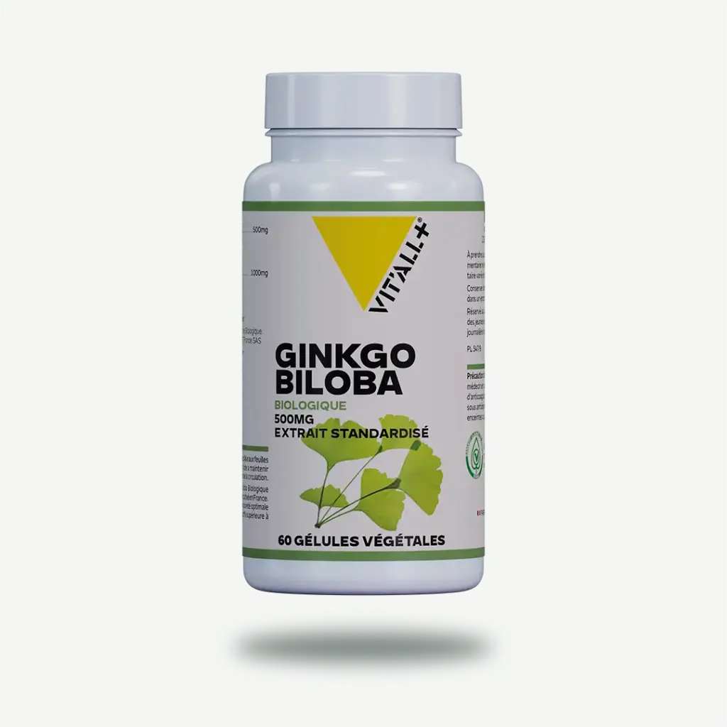 GINKGO BILOBA BIO* 500mg VIT'ALL PLUS