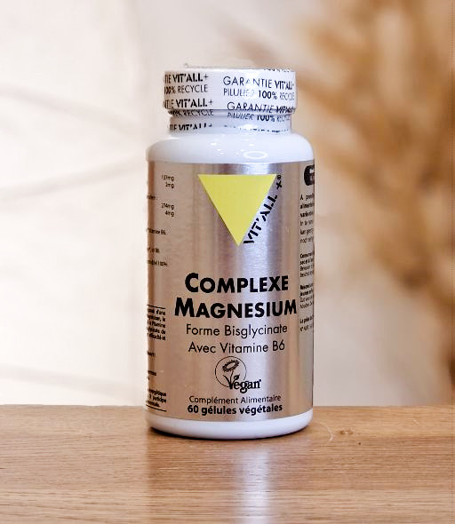 Complexe Magnésium Bisglycinate 60gel VIT'ALL PLUS