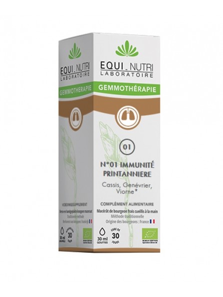N°01 Immunité Printanière - Bourgeons Bio*30ml EQUI-NUTRI