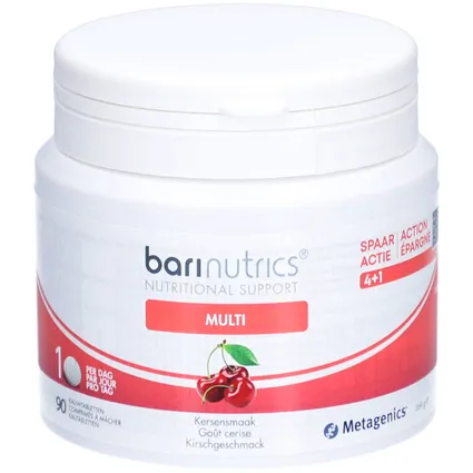 Barinutrics 90 comprimés (goût cerise) Metagenics 