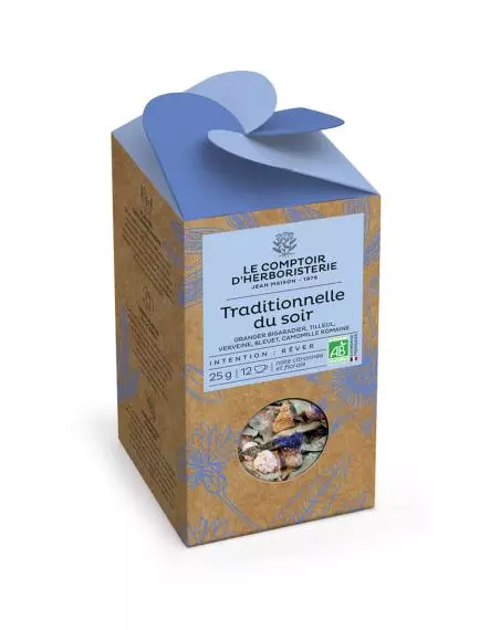 Tisane La Traditionelle du Soir 25gr LE COMPTOIR D'HERBORISTERIE