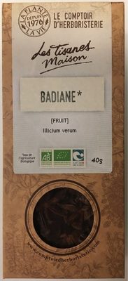 Tisane Badiane 40gr (Anis étoilé) LE COMPTOIR D'HERBORISTERIE