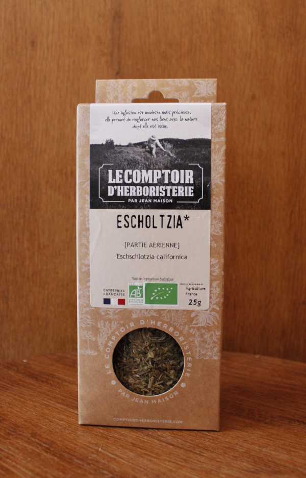 Tisane Escholtzia 25gr (Pavot de Californie) LE COMPTOIR D'HERBORISTERIE