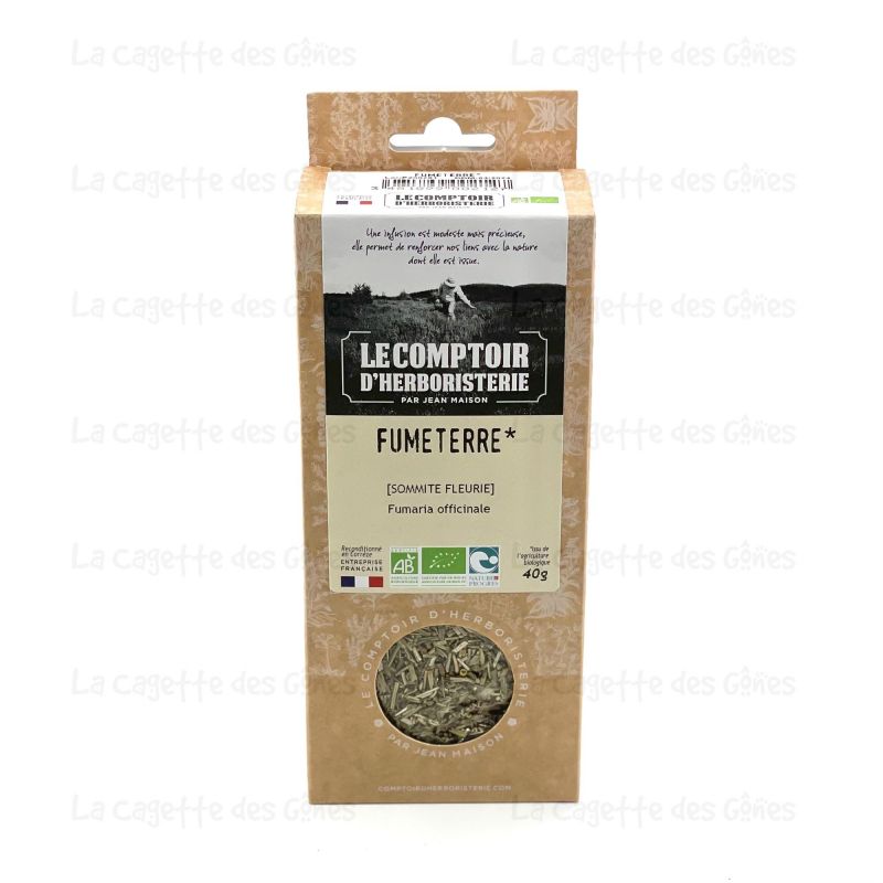 Tisane Fumeterre 40gr (Sommité fleurie) LE COMPTOIR D'HERBORISTERIE