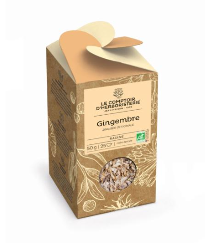 Tisane Gingembre (Racine) 50gr LE COMPTOIR D'HERBORISTERIE