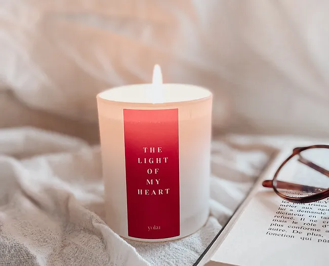 Bougie "The light of my heart" 300ml YOKU