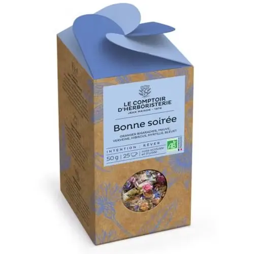 Tisane Bonne Soirée 50gr LE COMPTOIR D'HERBORISTERIE