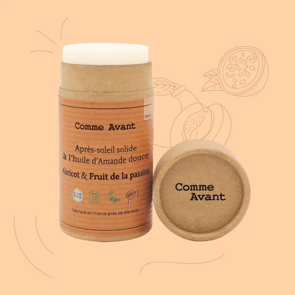 Après-Soleil à l'huile d'Amande Douce Abricot & Fruit passion - 70gr COMME AVANT