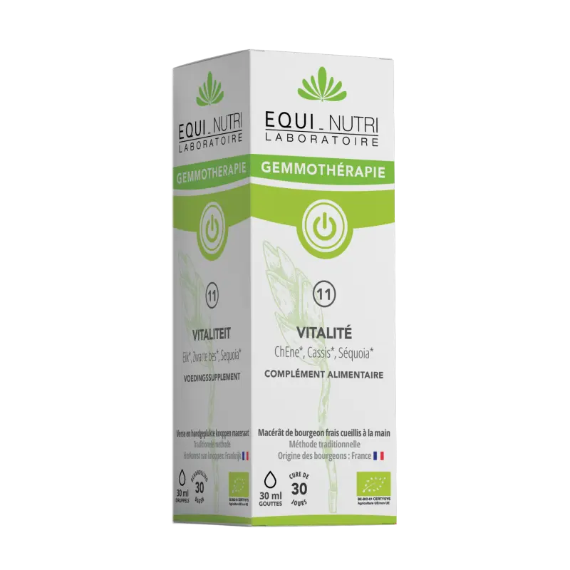 N°11 Vitalité - Bourgeons Bio*30ml EQUI-NUTRI