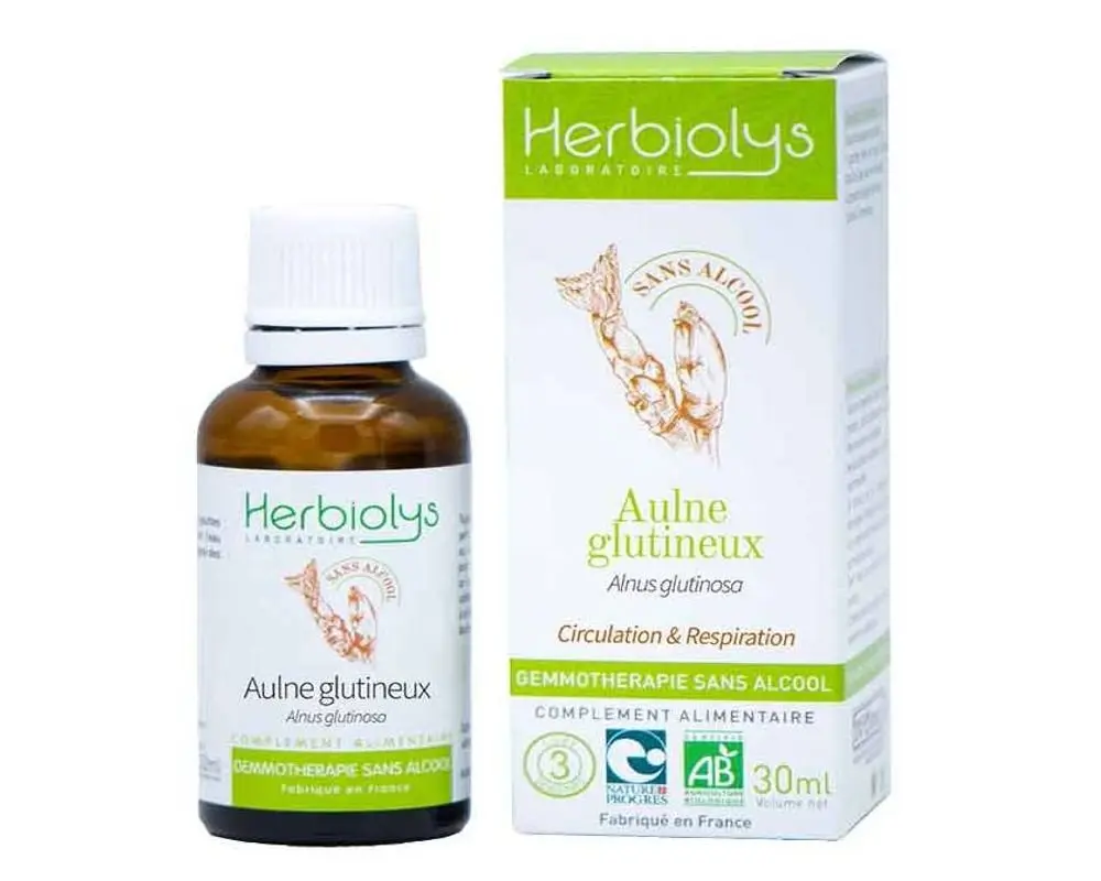 Bourgeon Aulne Bio sans alcool 30ml HERBIOLYS