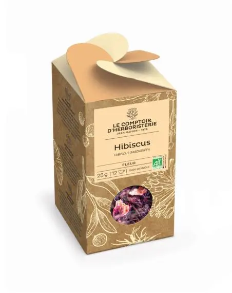 Tisane Hibiscus (Fleur) 25gr LE COMPTOIR D'HERBORISTERIE