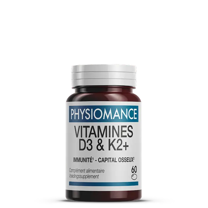 Vitamines D3K2+ 60caps - PHYSIOMANCE - THERASCIENCE