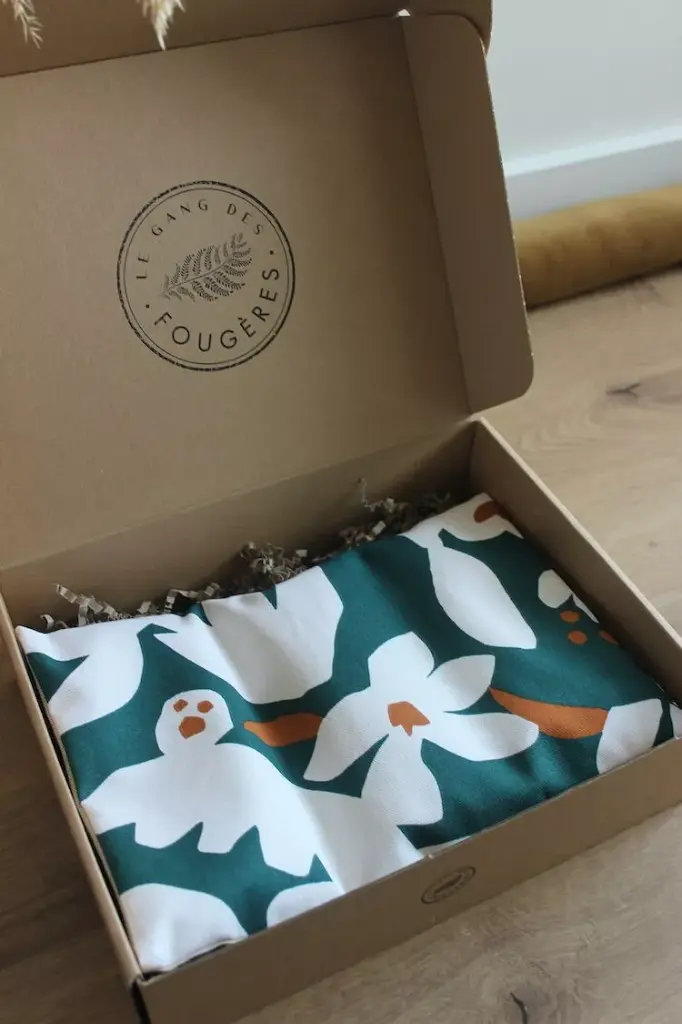 Bouillotte Sèche en graines de lin (Taille M) (Palmeraie) - LE GANG DES FOUGERES