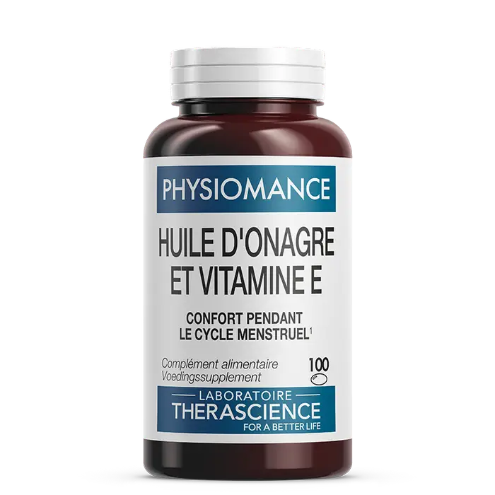 Huile d'Onagre et Vitamine E 100gel - THERASCIENCE