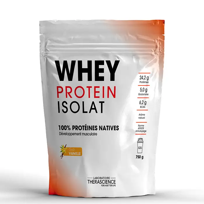 Whey Protein Isolat (Vanille) - THERASCIENCE