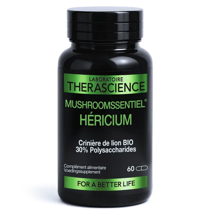 Hericium (Crinière de Lion) 60gel - MUSHROOMSSENTIEL - THERASCIENCE