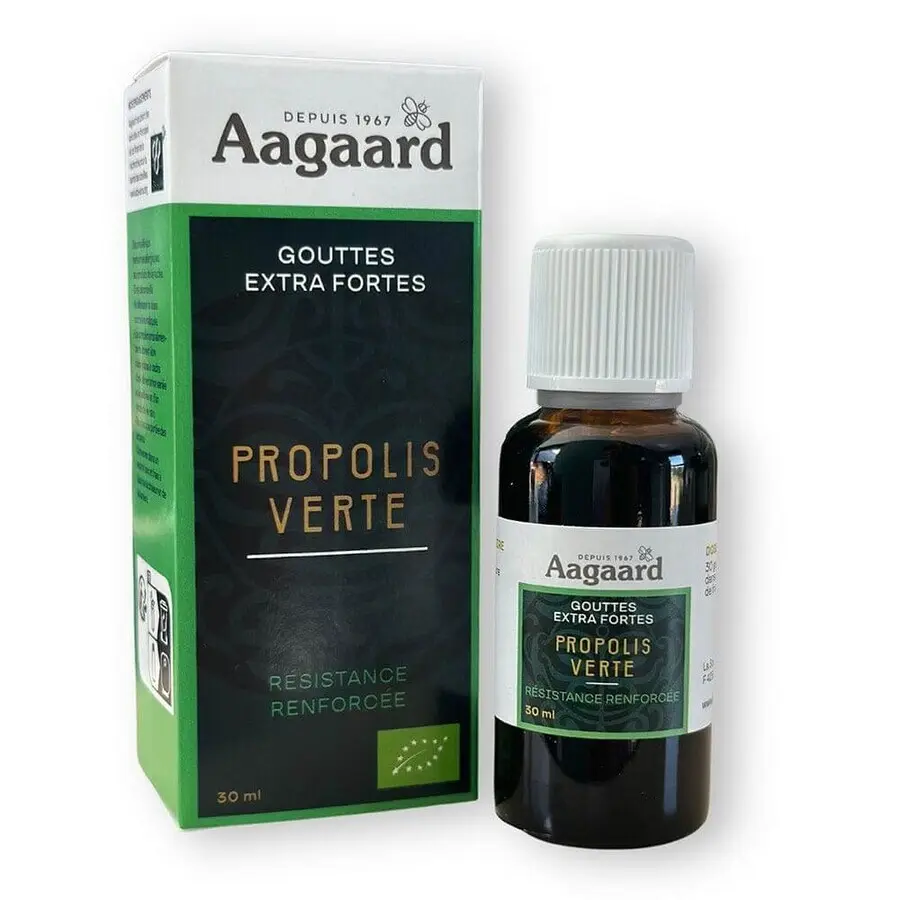 Propolis Verte Gouttes Extra Fortes 30ml - AAGAARD