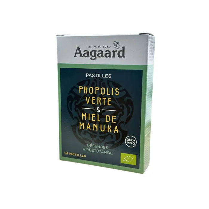 Pastilles Propolis Verte & Miel de Manuka Bio (24)- AAGAARD