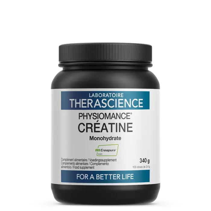 Créatine Monohydrate poudre 340gr (PHYSIOMANCE) THERASCIENCE