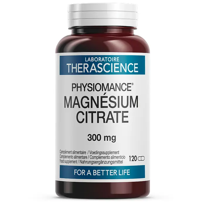 Magnésium Citrate 300mg 120gel (PHYSIOMANCE) THERASCIENCE