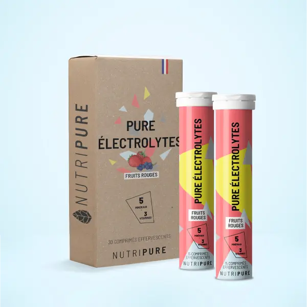 Hydrapure Electrolyte (30 Pastilles Hydratation - Fruits Rouges) NUTRIPURE