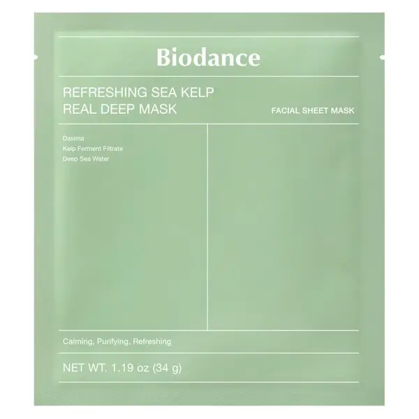 Masque Deep Real aux algues marines rafraîchissantes - BIODANCE