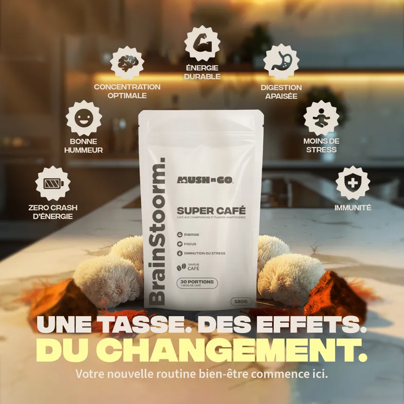 Brainstoorm 56gr (7portions) (Saveur Café) MUSH'N GO