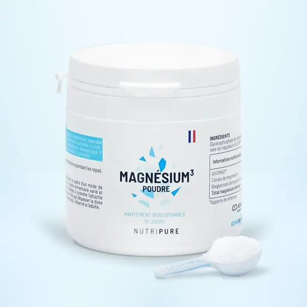 Magnésium Poudre NUTRIPURE (153gr) (3 mois) NUTRIPURE