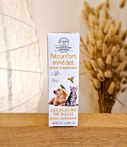 [FEH10880] Spray Réconfort immédiat pour animaux 50ml (Spray d'ambiance) ELIXIRS & CO