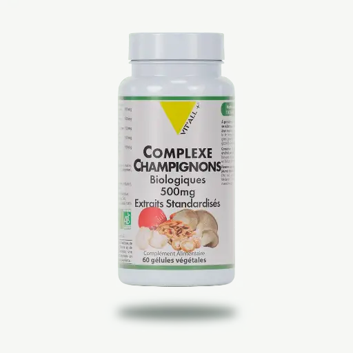 Complexe Champignons Bio 60gel VIT'ALL PLUS
