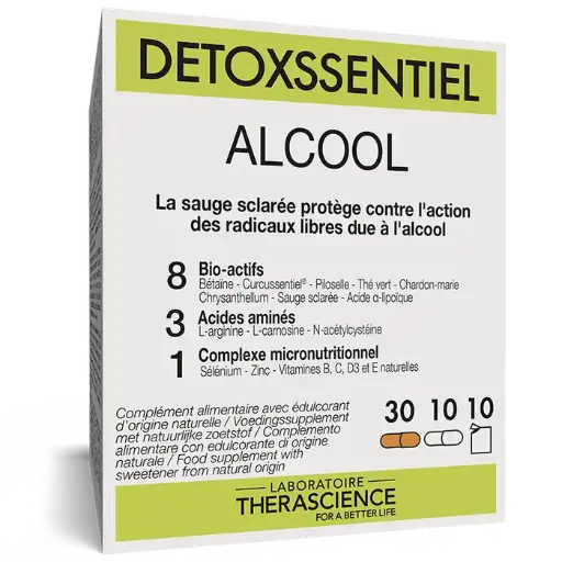 Detoxssentiel Alcool (10 sachets+30gel+10gel) - THERASCIENCE