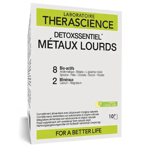 Detoxssentiel Métaux Lourds (10 sachets+30gel+10gel) - THERASCIENCE