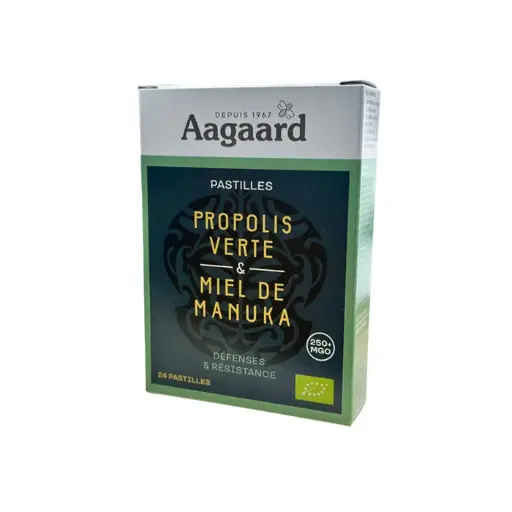 Pastilles Propolis Verte & Miel de Manuka Bio (24)- AAGAARD