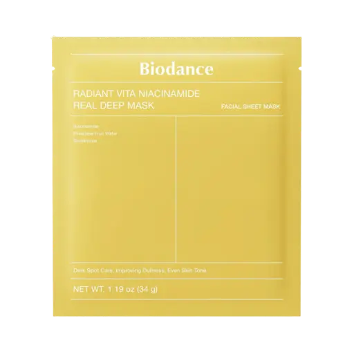 Masque Radiant à la Niacinamide et aux Vitamines Éclat - BIODANCE