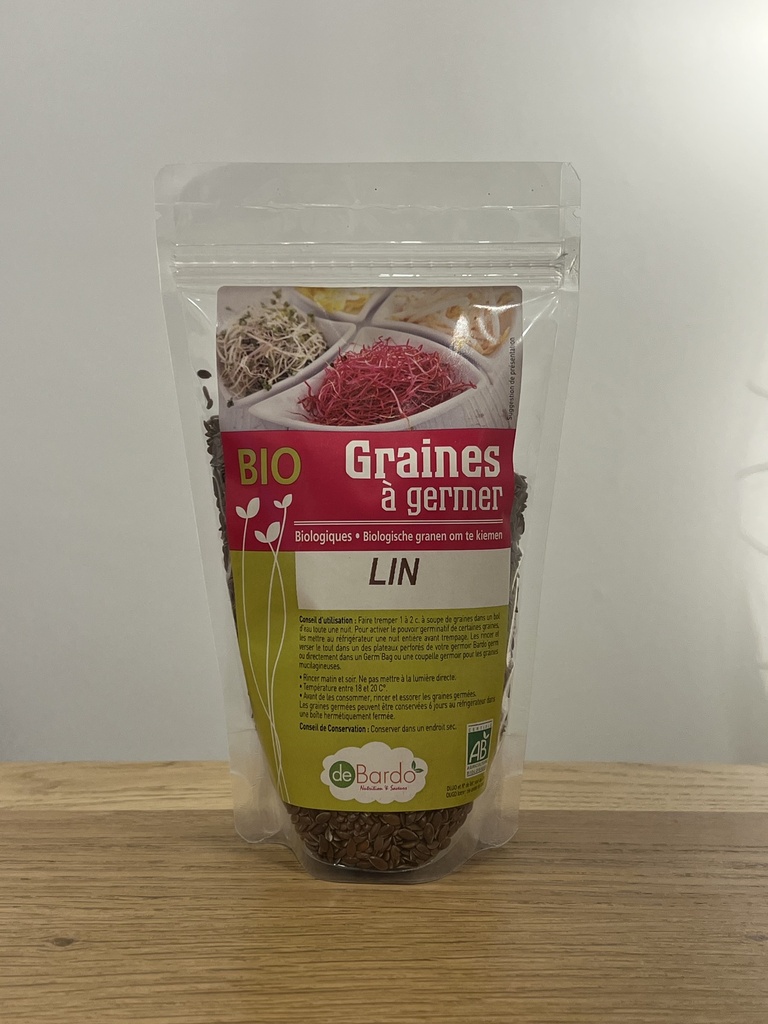 Graines de lin 200gr De Bardo