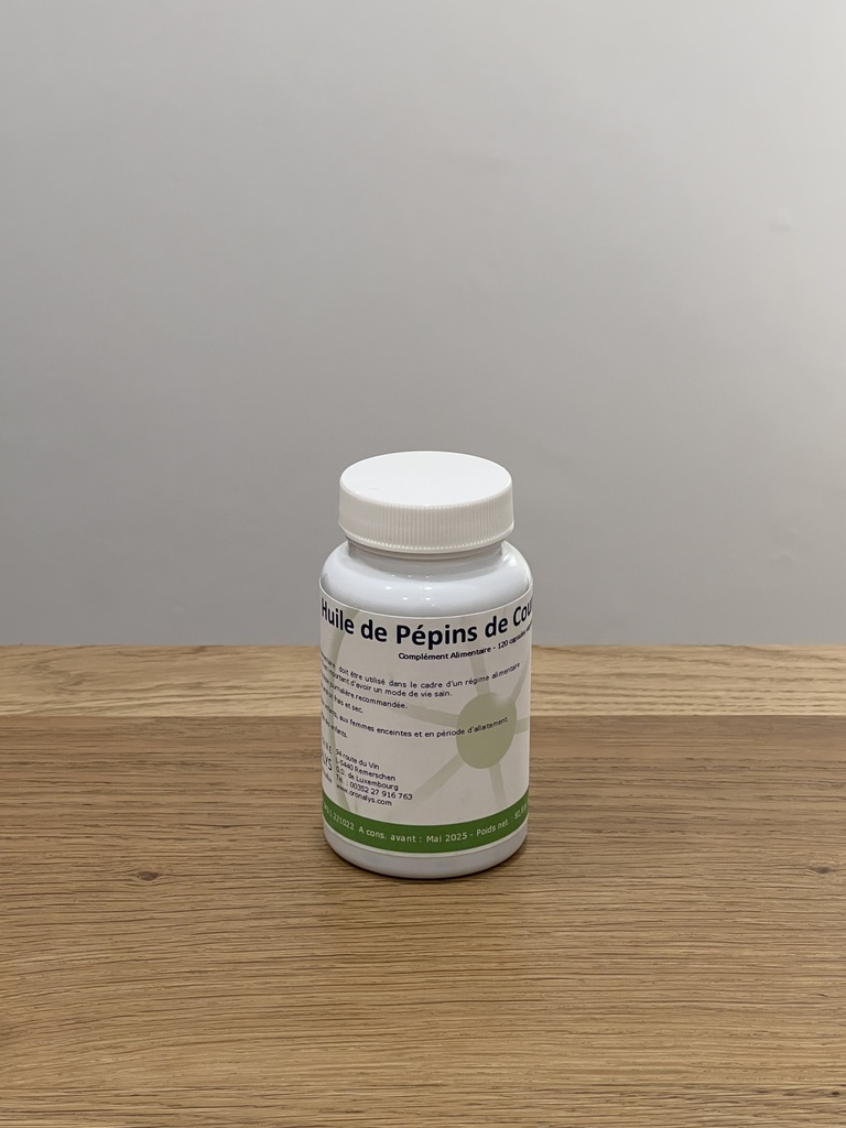 Huile de Pépins de Courge 500mg  120gel ORONALYS