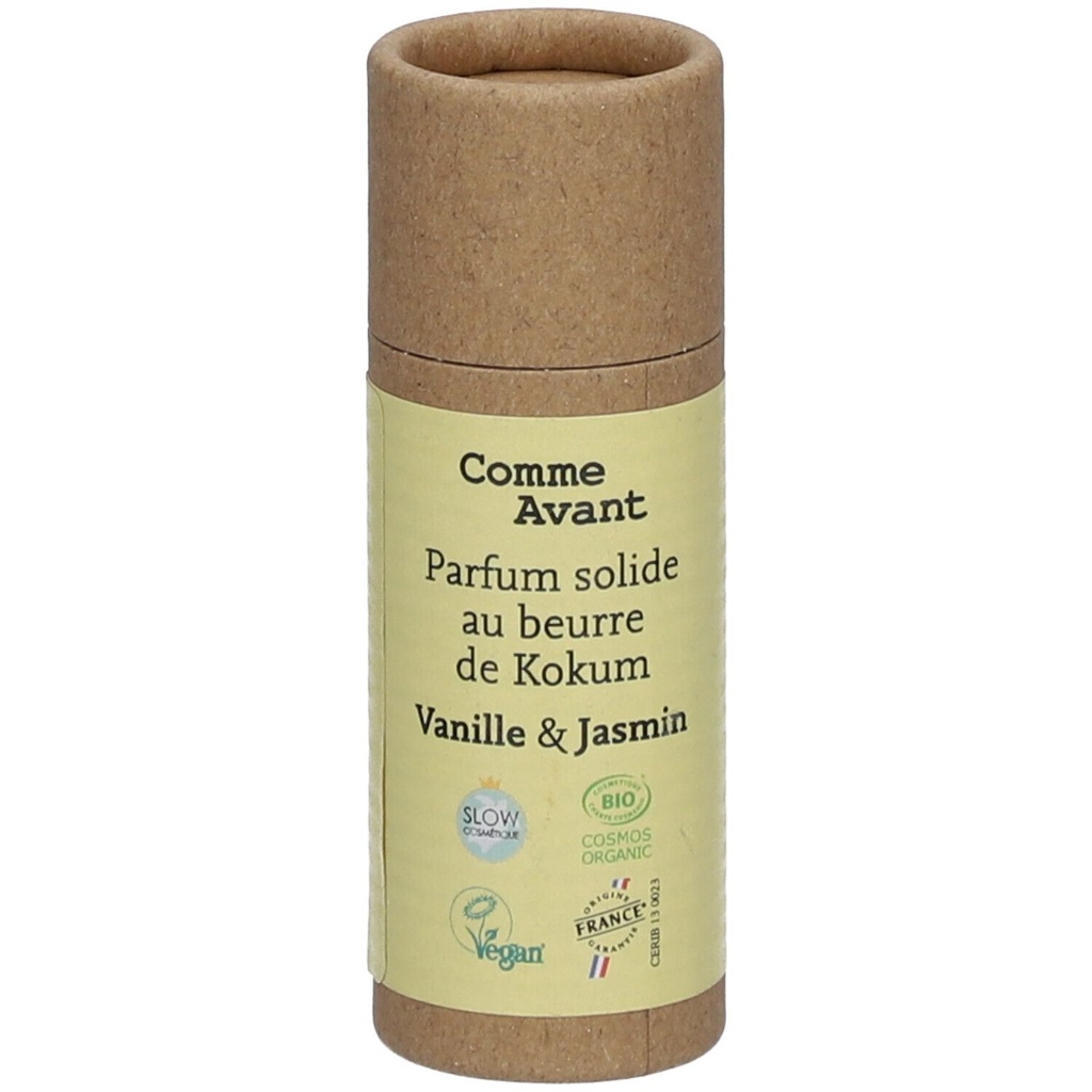 Parfum Solide 20gr "Vanille & Jasmin" COMME AVANT