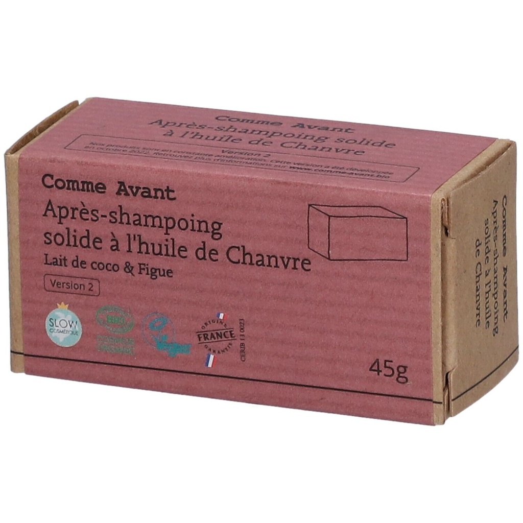 Après-Shampoing Huile de Chanvre (figue) COMME AVANT