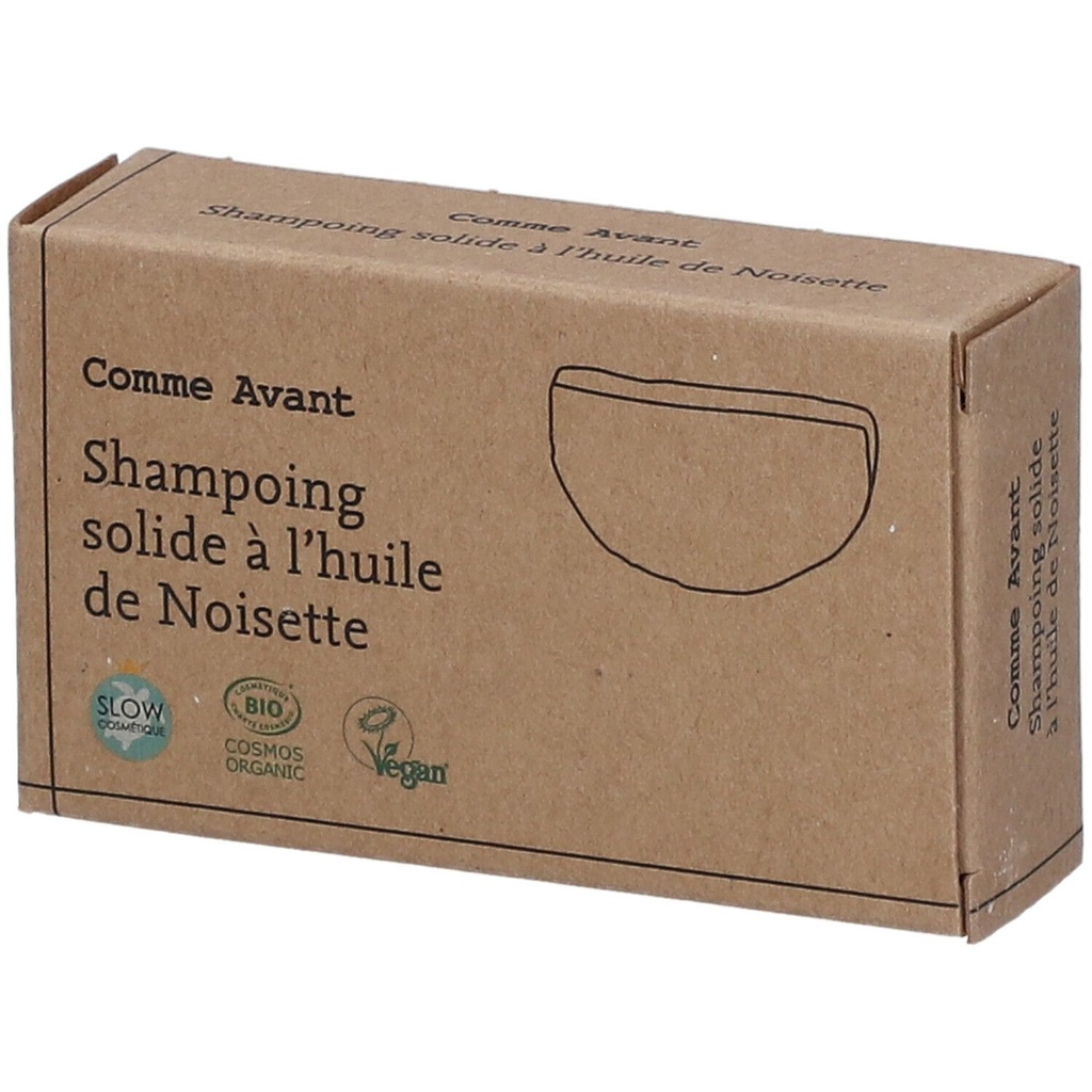 Shampoing solide à l'huile de Noisette 70gr COMME AVANT