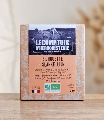 [11124] Infusettes Silhouette 20pce LE COMPTOIR D'HERBORISTERIE