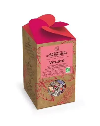 [11139] Tisane Vitalité 60gr LE COMPTOIR D'HERBORISTERIE