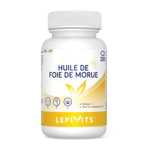 [4186763] Huile de Foie de Morue 90gel LEPIVITS