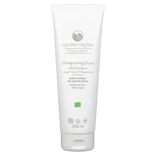 [AA0105] Shampoing Doux au lait d'ânesse 250ml - LES ÂNES D'AUTAN