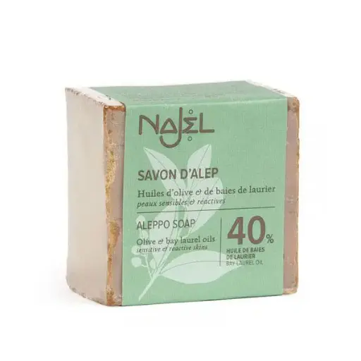 [NSAV38J] Savon Alep 40% 185gr NAJEL