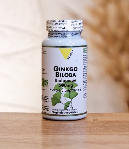 [GINKBIO] GINKGO BILOBA BIO* 500mg VIT'ALL PLUS