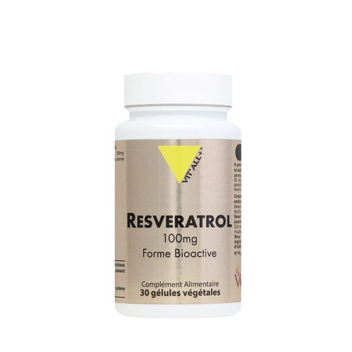 [RESVE130] Resveratrol 100mg VIT'ALL PLUS