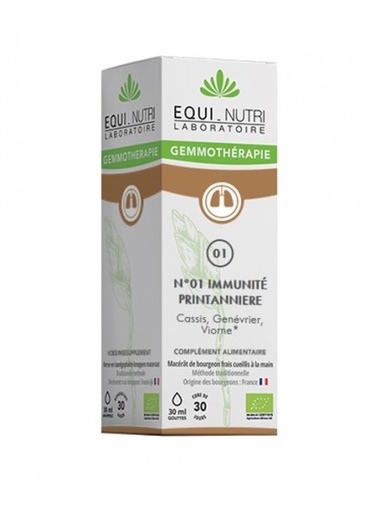 [GC3001] N°01 Immunité Printanière - Bourgeons Bio*30ml EQUI-NUTRI