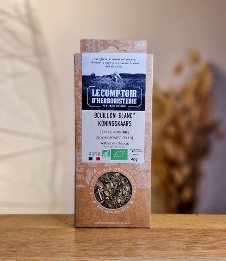 [3481899001366] Tisane Bouillon Blanc 40gr LE COMPTOIR D'HERBORISTERIE